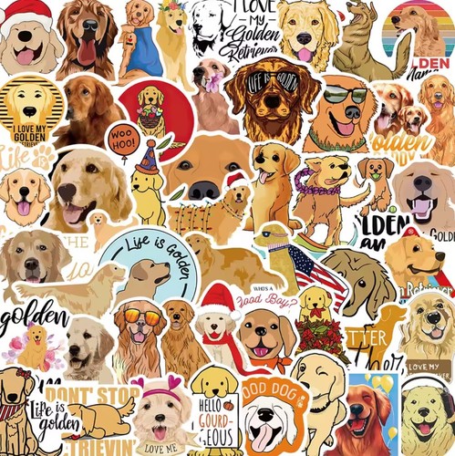 Adesivi per cani golden - x,