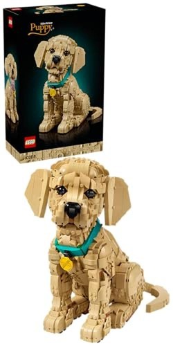 Lego icons cucciolo golden - lego, di