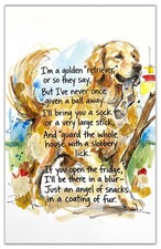 Calamita poesia cane Golden