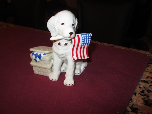 Statuina cane cucciolo lenox - statuina,