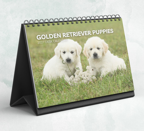 Calendario scrivania golden - da,